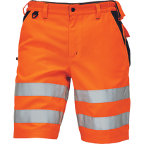 Darbiniai šortai vyrams Cerva Knoxfield HV 290, oranžinė, 46 dydis
