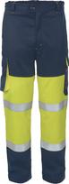 darbines kelnes - Darbo kelnės vyrams Cerva Multinorm TAP PM HV, geltona/tamsiai mėlyna - navy, 4XL dydis - 1 nuotrauka