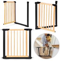 laiptu tvorele - Saugumo varteliai EcoToys, 74-80 cm, ruda/juoda (Brown/Black) - 1 nuotrauka
