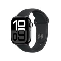 l cell - Apple Watch Series 10 GPS + Cellular 42mm Jet Black Aluminium Case with Black Sport Band - M/L - 2 nuotrauka