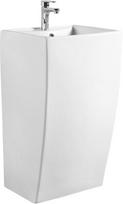 vonios praustuvas pastatoma - Praustuvas Mexen Oda, 42 x 42 cm, balta (White) - 2 nuotrauka