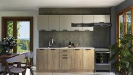 virtuvinis komplektai spinteliu - Virtuvinių spintelių komplektas Halmar Perla 260, ąžuolo/kašmyro (Oak/Cashmere) - 2 nuotrauka