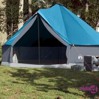 palapine astuonviete - vidaXL šeimos palapinė, mėlyna (Blue), aštuonvietė, tipi - 2 nuotrauka