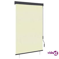 lauko roletai - Ritininė užuolaida vidaXL Lauko 120 x 250 cm, kreminė (Cream) - 3 nuotrauka