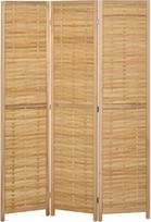 HOMCOM Kambarių pertvaros ekranas, sulankstomas, 3 dalių, 120 cm x 170 cm, gamta (Nature)