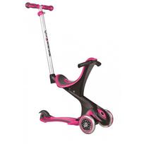globber go up - GLOBBER PASPIRTUKAS GO UP COMFORT 5IN1, Tamsiai Rožinis (Dark Pink) - 2 nuotrauka