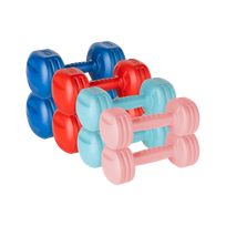 2kg dumbbells - Bituminių hantelių rinkinys 20kg (2x1kg + 2x2kg + 2x3kg + 2x4kg), REBEL ACTIVE - 1 nuotrauka