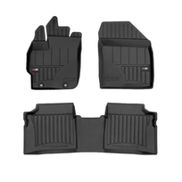toyota prius guminis kilimelis - Automobilio kilimėliai Frogum ProLine 3D, Toyota Prius III HB 2010-2015, 3 vnt. - 1 nuotrauka