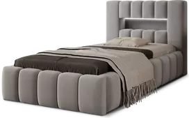 lova su deze 90x200 - Lova Lamica Nube 3, 90 x 200 cm, pilka (Grey) - 2 nuotrauka