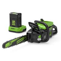 akumuliatoriniai grandininiai pjuklai su akumuliatoriais - Greenworks GD60CS40K4 60V, 40cm - 1 nuotrauka