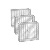 gabionai - Gabionų rinkinys Songmics, 100 x 90 x 30 cm, sidabriniai (Silver) - 2 nuotrauka