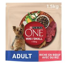 purina one - Sausas šunų maistas One Adult, jautiena, 1.5 kg - 1 nuotrauka