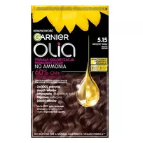 Garnier Olia ilgalaikiai plaukų dažai 5.15 Šaltas Rudas (Frosty Brown)