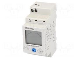 Finder 12.81.8.230.0000, 250VAC/16A, astronominis laikmatis
