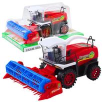 LEAN TOYS kombainas žaislas, raudonas (Red)