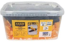 400 vnt - Plytelių išlyginimo sistema Hardy, segtukai 3.0 mm, 300 vnt + pleištai 100 vnt - 2 nuotrauka