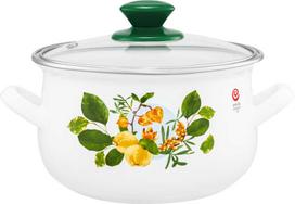 Emaliuotas puodas su dangčiu Ambition Quince, 20 cm, 3.9 l