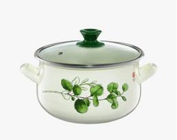 Emaliuotas puodas Eukaliptus 3,1 l EMALIA OLKUSZ