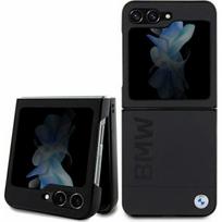 samsung telefonai - BMW "Leather Hot Stamp Case Galaxy Z Flip 5" Black - 1 nuotrauka