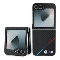 z flip6 - BMW "Carbon Tricolor Case Galaxy Z Flip 6" Black - 1 nuotrauka