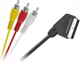Inne Euro Kabelis 3 x RCA 1.5 m