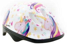 Bimbo Bike Dviratininko šalmas M dydis, baltas (White)