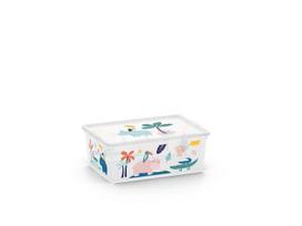 skaidres - Daiktadėžė Kis C Box Style, 11 l, skaidri, 37 x 26 x 14 cm - 1 nuotrauka