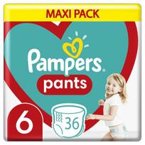 pampers pants 6 - Sauskelnės-kelnaitės PAMPERS Pants, 6 dydis, 13-19 kg, 36 vnt. - 2 nuotrauka