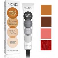 revlon nutri color - Revlon Professional Nutri Color Filters Dažanti plaukų kaukė 240ml 613 Golden Ash Brown - 1 nuotrauka