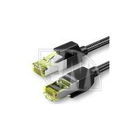 Ugreen NW150 Cat 7 F/FTP Ethernet RJ45 kabelis 1m Juodas (Black)