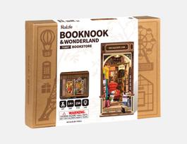 Robotime 3D Konstruktorius Mini Namas Bookstore 194 d.