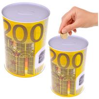 Lean Metalinė taupyklė su 500 eurų banknoto atspaudu 16,5 x 12 cm