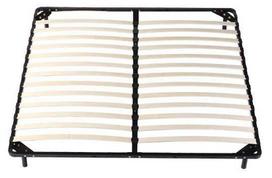 lovos groteles 100x200 - Pakeliamos lovos grotelės Nore, 100x200 cm, Juodas/Rudas (Black/Brown) - 1 nuotrauka
