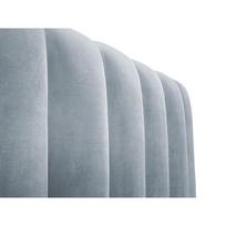 dvigule melyna lova - Lova dvigulė Micadoni Home Kelp Velvet, 180 x 200 cm, žydra, be čiužinio, su grotelėmis - 9 nuotrauka