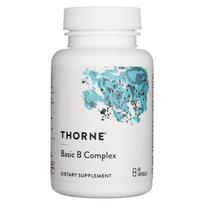 Thorne Research Basic B Complex, 60 kapsulių
