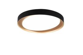 lubinis led sviestuvas juodas - Reality Zeta, LED, 24 W, 2700-6000 °K, Juodas/Auksinis (Black/Gold) - 1 nuotrauka