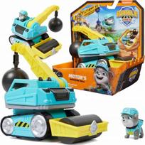 paw patrol masina - SPIN MASTER Rubble & Crew griovimo mašina su variklio figūra, 6069659, mėlyna/geltona (Blue/Yellow) - 1 nuotrauka