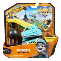 paw patrol masina - SPIN MASTER Rubble & Crew griovimo mašina su variklio figūra, 6069659, mėlyna/geltona (Blue/Yellow) - 2 nuotrauka