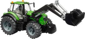 modely - BRUDER Deutz 8280 TTV traktorius su priekiniu krautuvu, 03161, žalia (Green) - 2 nuotrauka