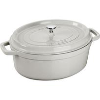 staub la cocotte - Staub La Cocotte Ovalus ketaus puodas 2.35 l, Baltojo triufelio (White Truffle) - 2 nuotrauka