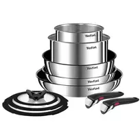 keptuviu rinkinys tefal emotion - Tefal Ingenio Emotion, 10 dalių puodų ir keptuvių rinkinys, nerūdijantis plienas - 1 nuotrauka