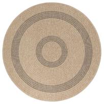 Kilimas lauko terasoms Ayyildiz Comilla Vintage 1201200886, juoda, 120 cm x 120 cm