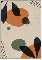 Kilimas vidaus Conceptum Hypnose 49, oranžinė/smėlio/žalia, 140 cm x 100 cm