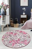 Kilimas Conceptum Hypnose Rosa - Pink, įvairių spalvų, 140 cm x 140 cm