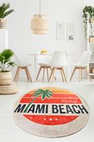 Kilimas Conceptum Hypnose Miami Beach, įvairių spalvų, 140 cm x 140 cm