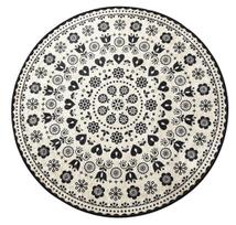 Kilimas Conceptum Hypnose Venice 882CHL1322, baltas/juodas, 140 cm x 140 cm