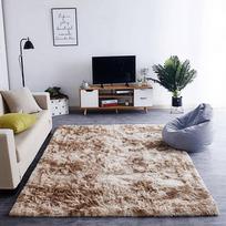 Kilimas Strado Ombre Shaggy, smėlio, 220 cm x 160 cm
