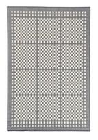 Kilimas lauko terasoms Domoletti REVESRSO 3908 GE12, pilkas, 220 cm x 160 cm