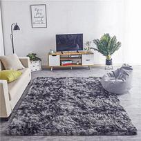 Kilimas Strado Ombre Shaggy, tamsiai pilka, 160 cm x 120 cm