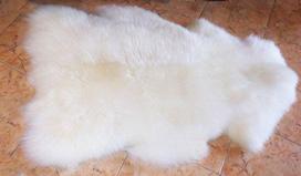 Kilimas vidaus, baltas, 120 cm x 80 cm